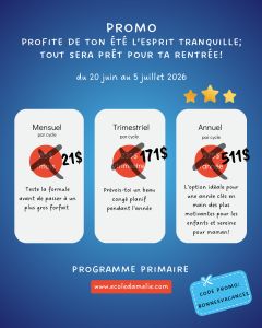 prix primaire promo bonnesvacances