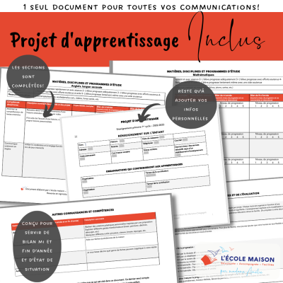 projet d'apprentissage