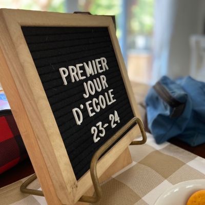 premier jour d'école 23-24